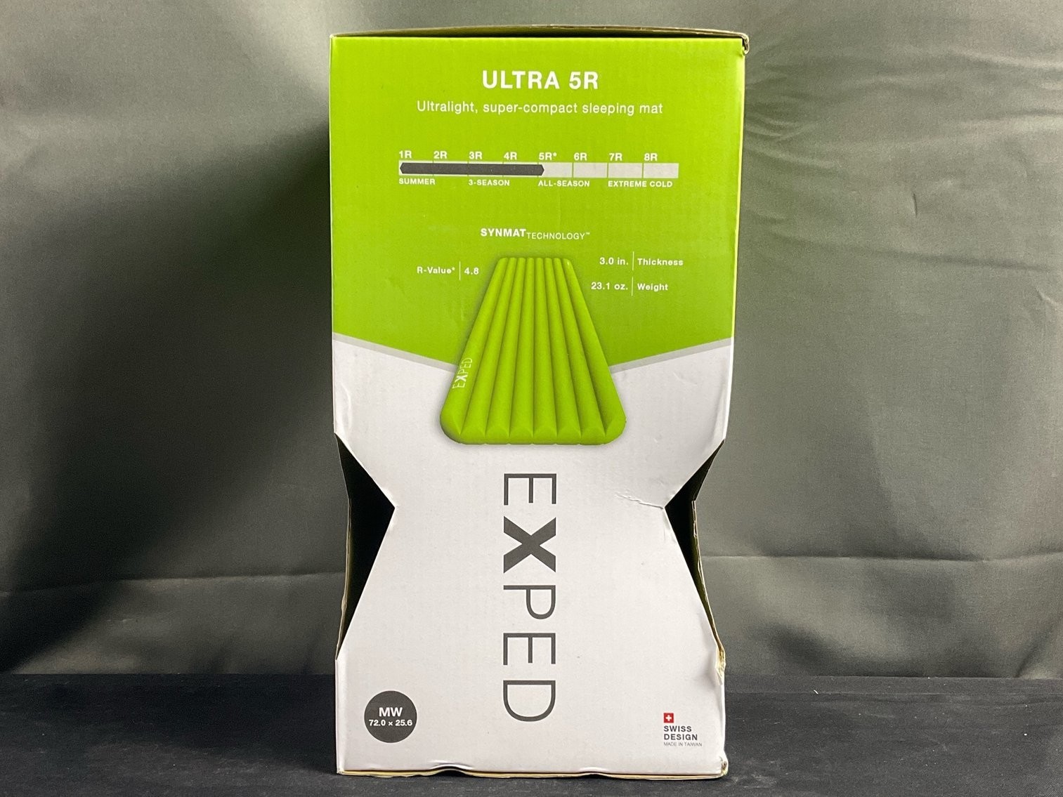 Exped Ultra 5R sleeping pad Medium Wide 72 x 25.6 REPAIRED TESTED