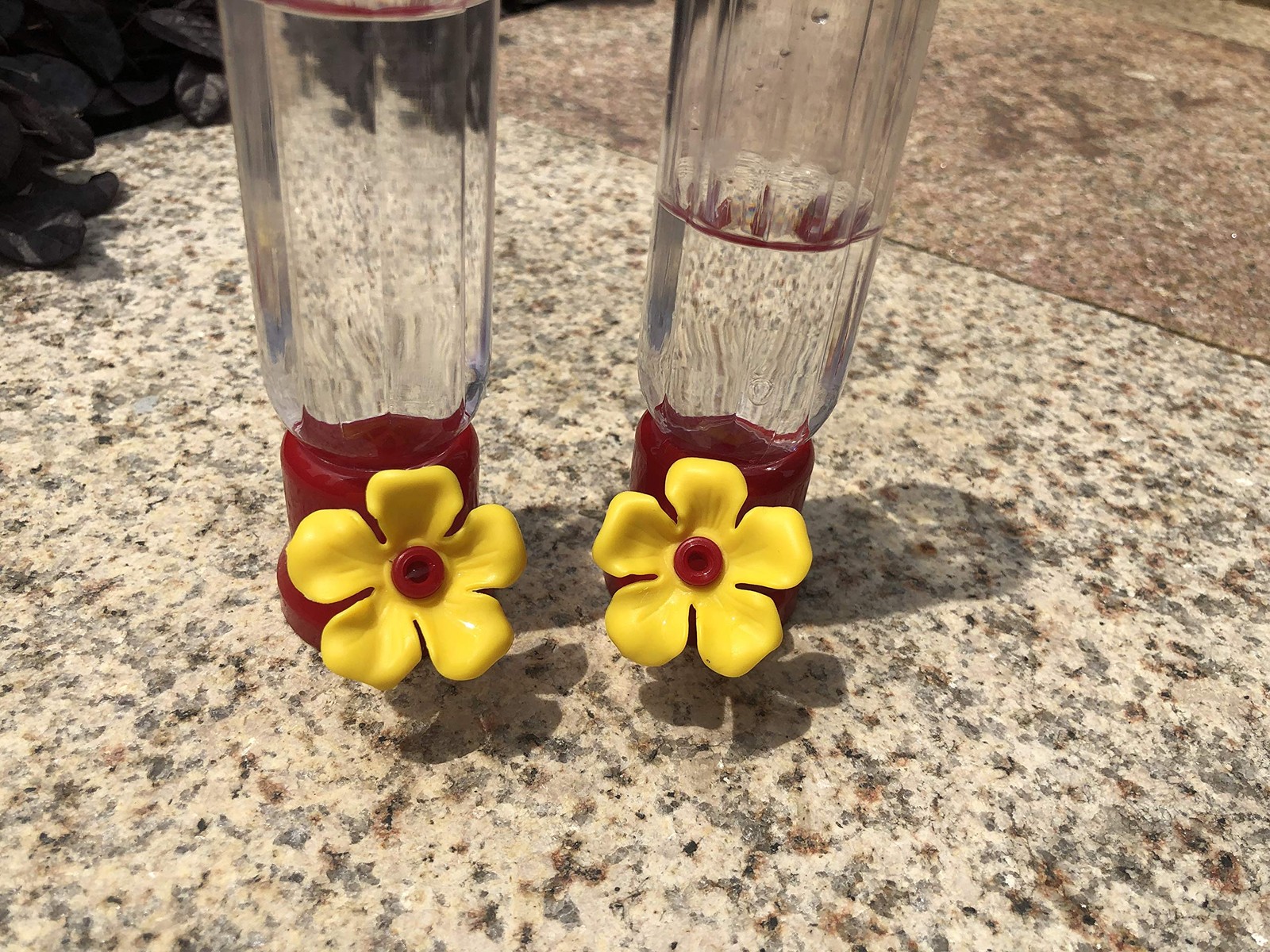 VIMOA Mini Hummingbird Feeder 4 Pack 2.3oz Small Nectar 4 pack 2.3oz, Red