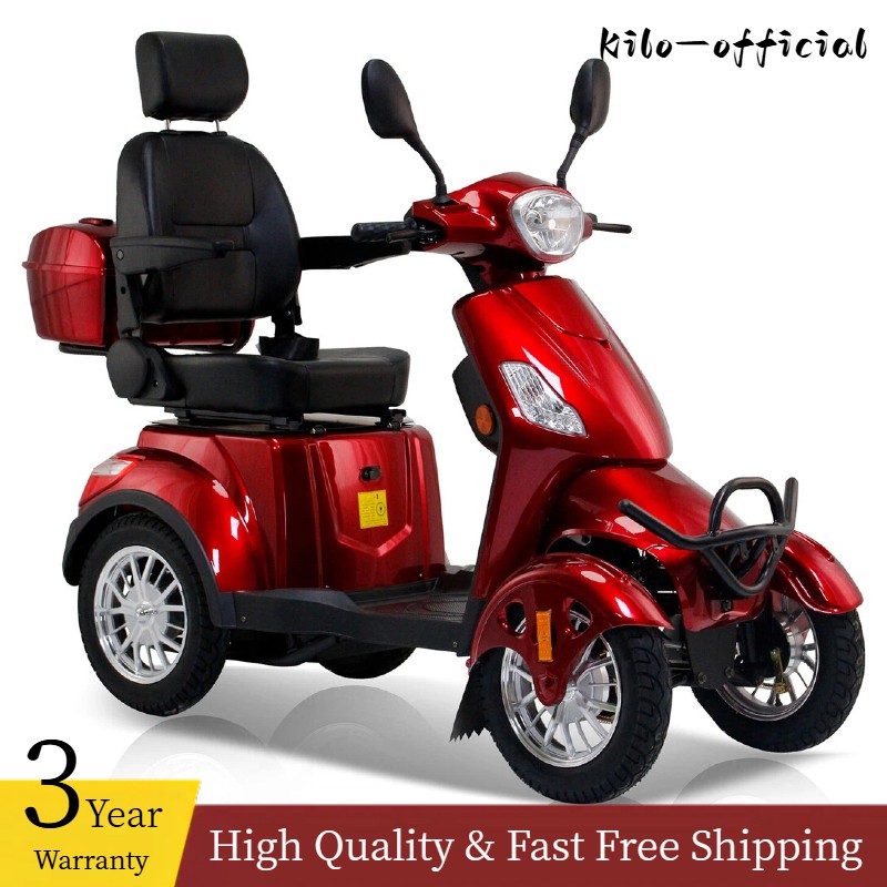800W 4 Wheel Heavy Duty Mobility Scooter 60V 20Ah Battery Motor for Adult Senior
