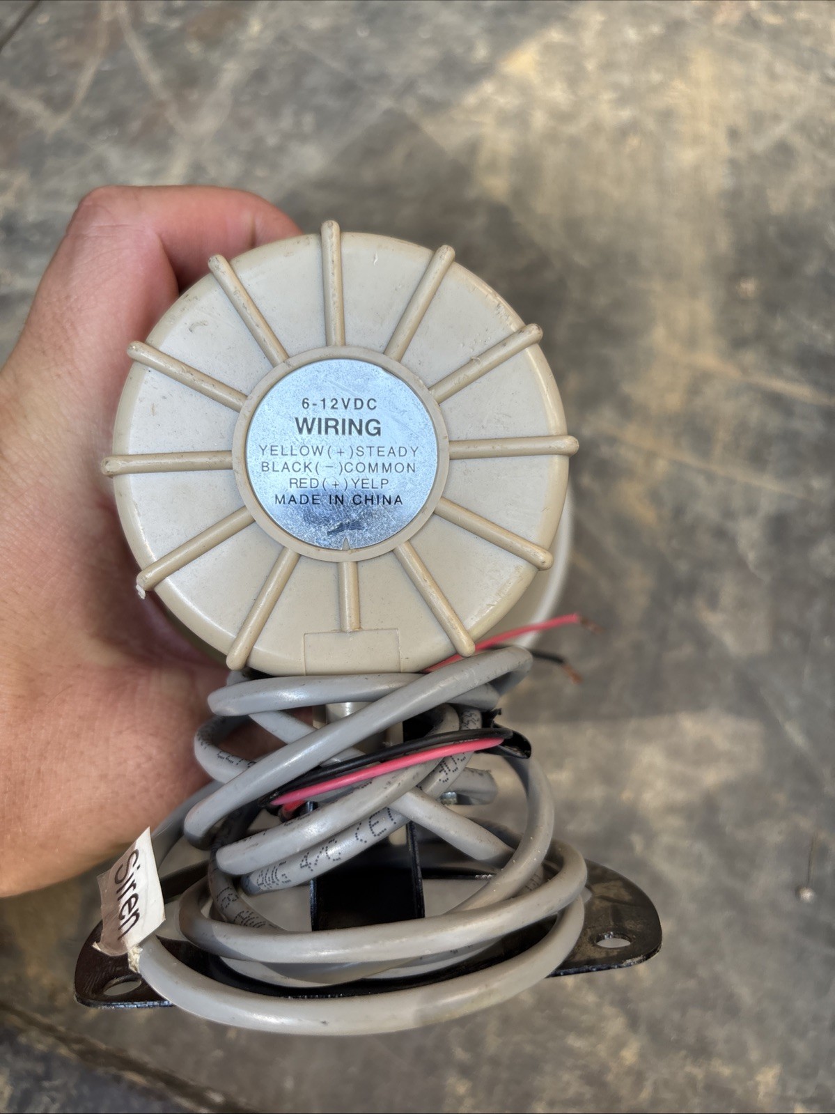 Moose Interlogix MPI-37, Self Contained Siren Speaker 12V