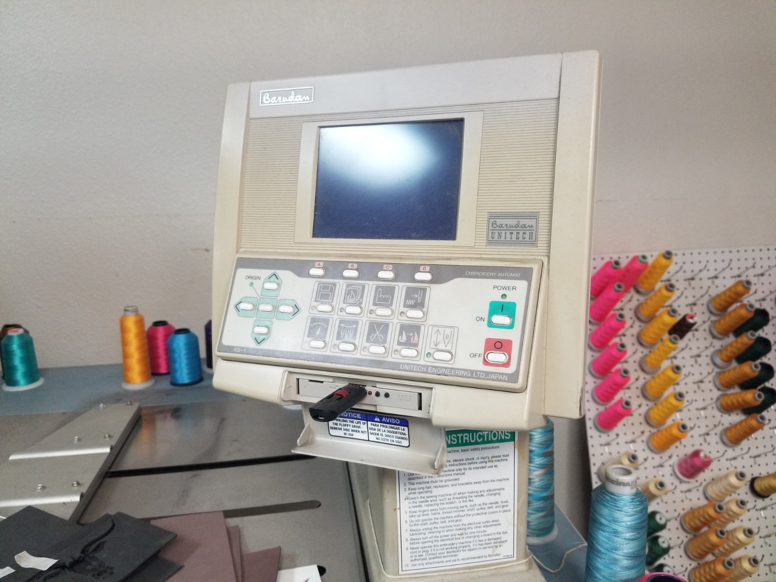 Brudan 15 Head Embroidery Machine