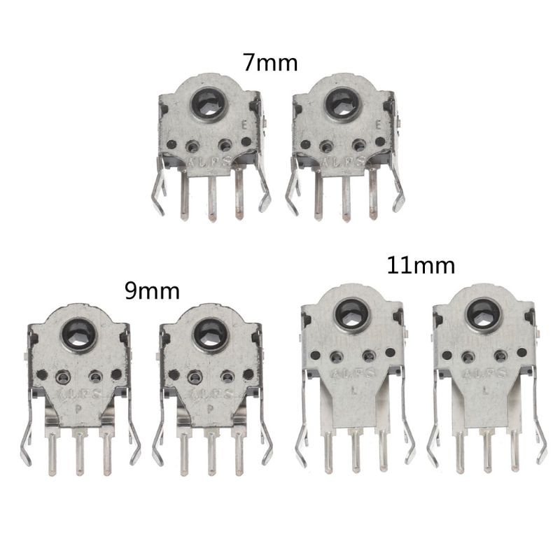 2Pcs ALPS Mouse Encoder Mouse 7mm 9mm 11mm Highly Accurate for Wheel