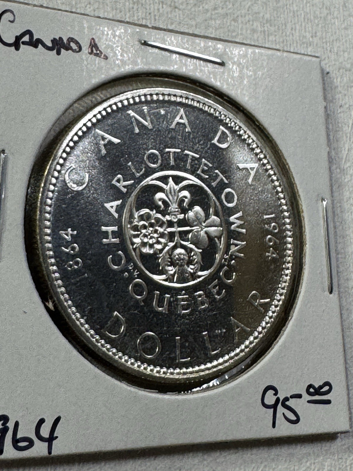 1964 Canada $1 Silver Coin Charlottetown
