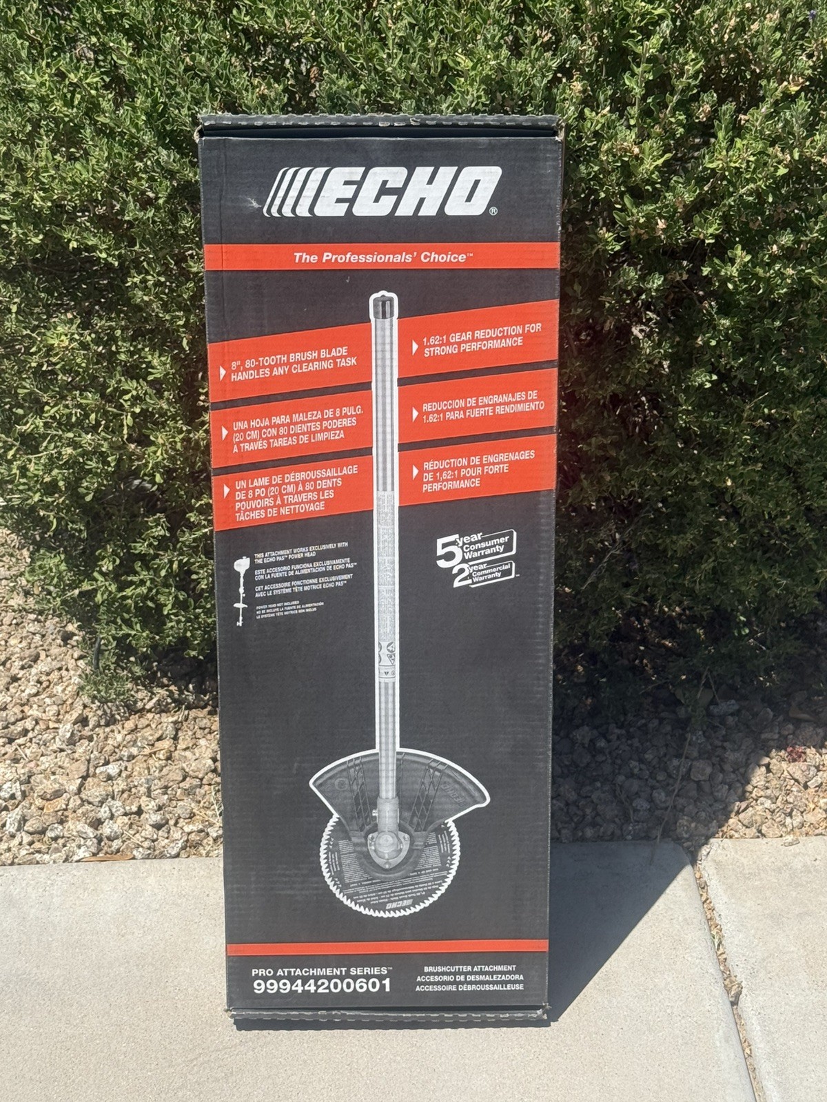 Echo PAS-225 PAS-230 PAS-266 PAS-2620  99944200601 Brushcutter Attachment