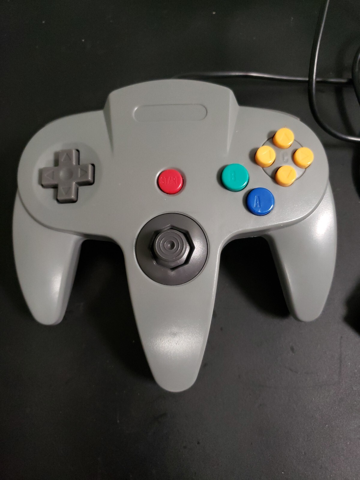 Nintendo N64 Console Jump Pack OEM Grey Controller W/ No Connecion Cords