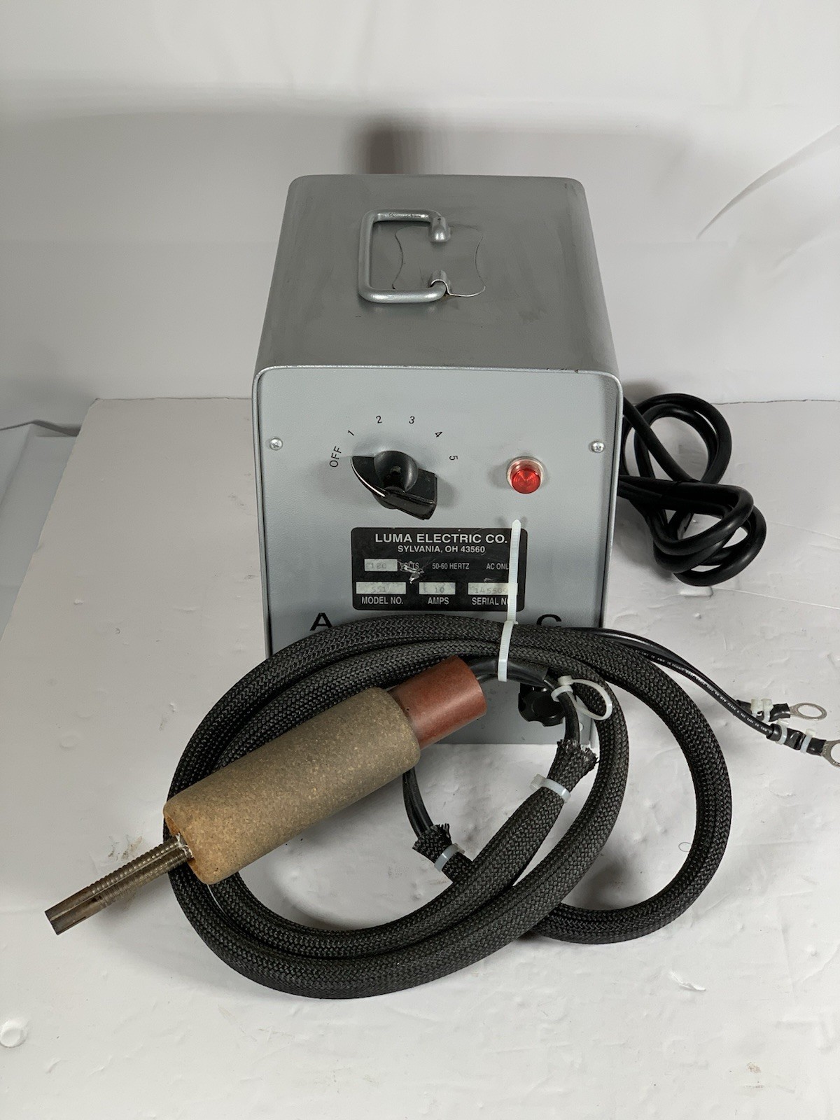 Luma Electric Soldering Tool Model 551 120v, 10amps TESTED