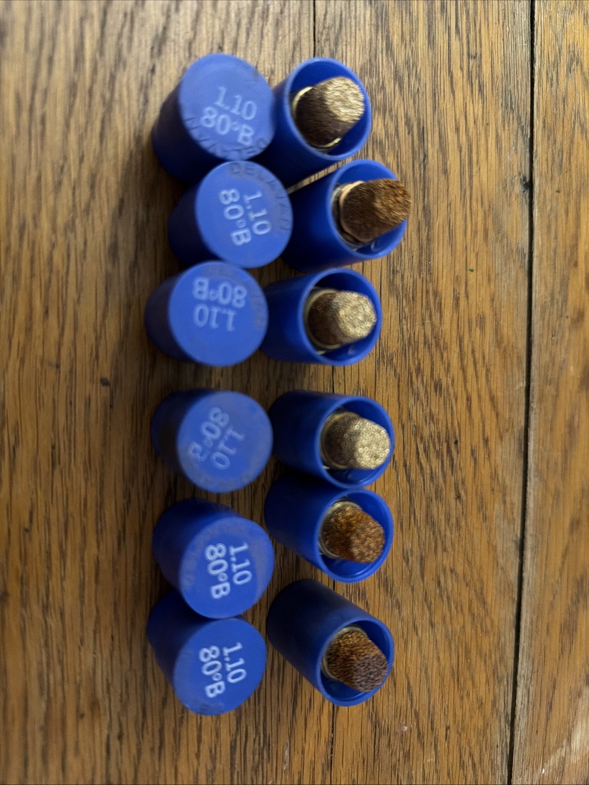 6x 1.10-80B SOLID DELAVAN OIL BURNER NOZZLES