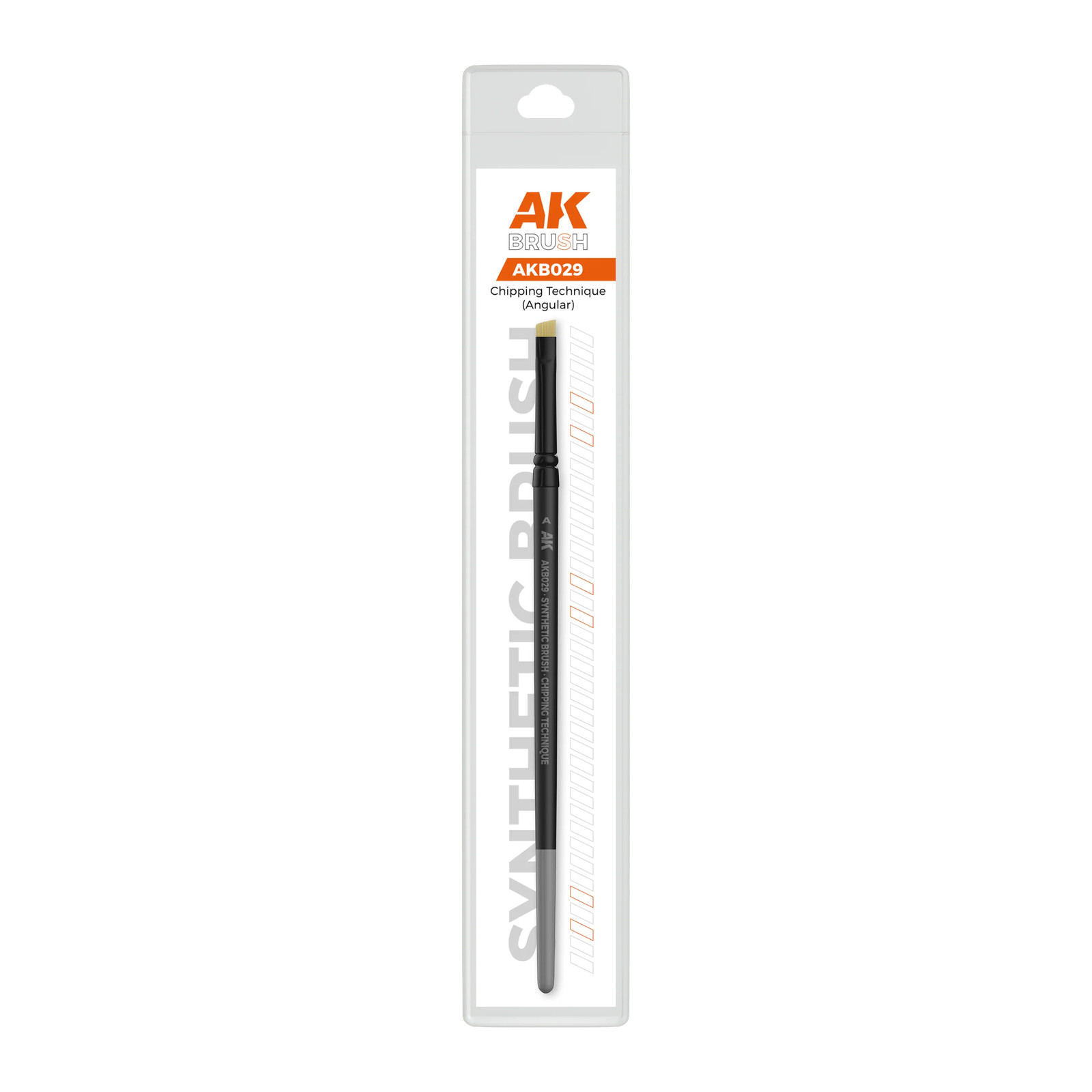 AK Interactive AKB029 Angular Chipping Technique Brush