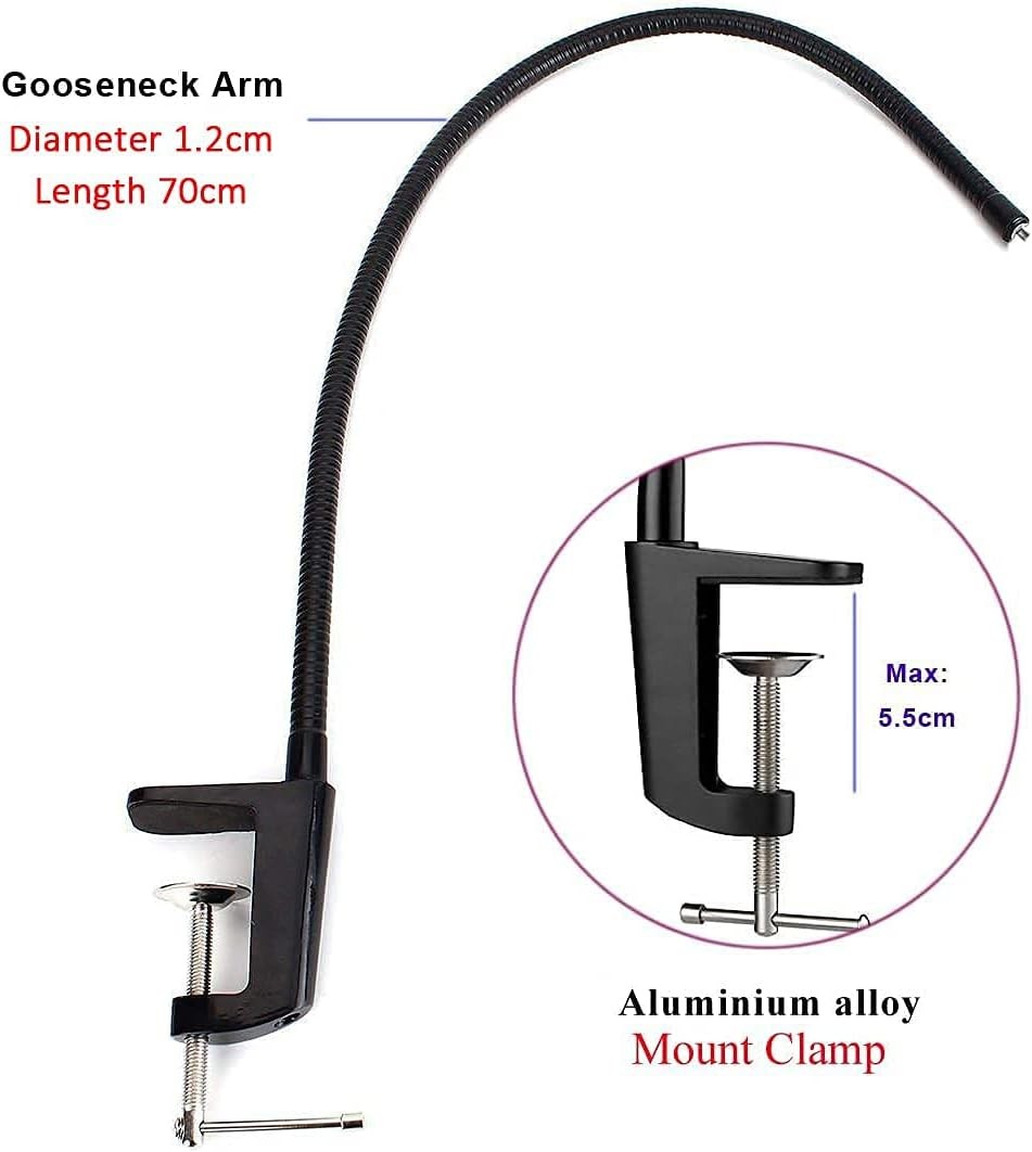 Webcam Stand Holder 27" Adjustable Gooseneck Desktop