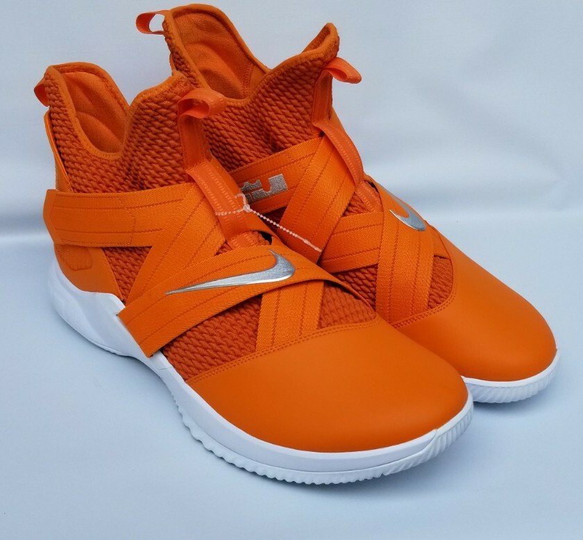 Nike Lebron Soldier XII TB Men's Basketball Shoes Orange Sz 17.5 (AT3872-802)