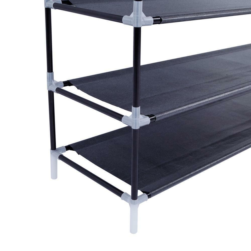 Large Shoe Rack Organizer Storage Pairs Shoes Shelves Space 10 Tier 50 Pairs BK