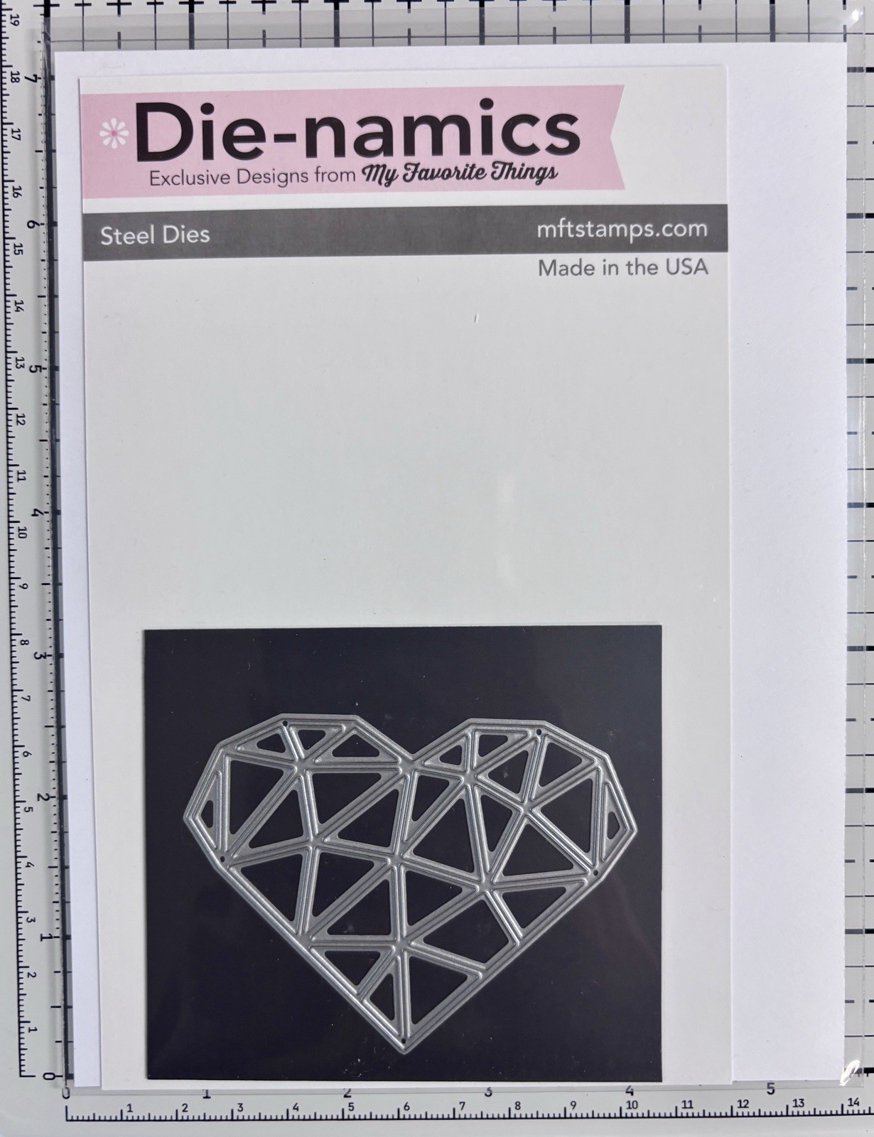 My Favorite Things HEART OF TRIANGLES Die-namics Die MFT w/ Magnetic Storage
