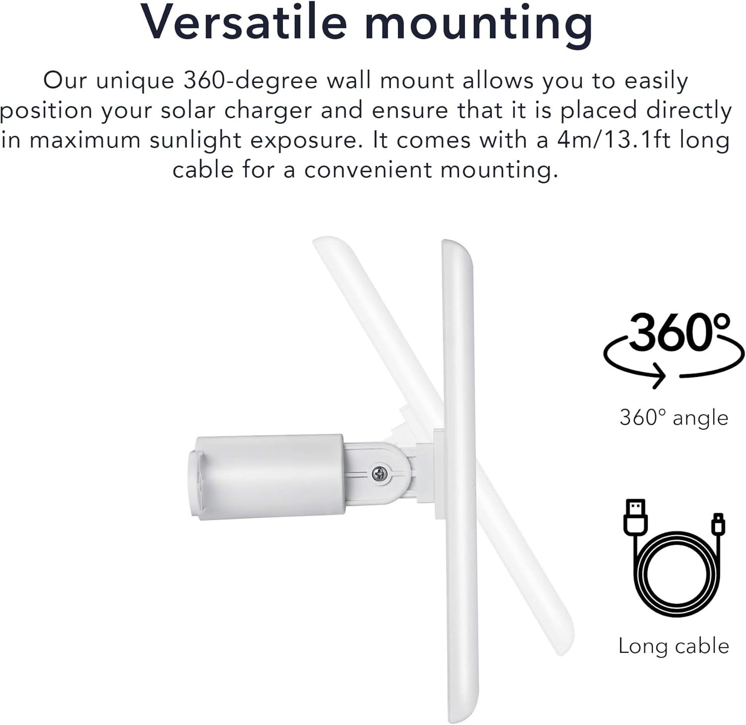 Ring Spotlight Cam Solar Panel Charger - 3 Pack