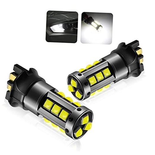 PW24W PWY24W LED Bulb,12181NA 12174 12182 LED White DRL Daytime Running