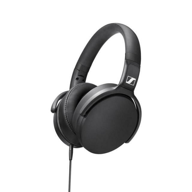 Sennheiser HD 400S Black Around-Ear Headphones Noise Isolation Headset Deep Bass