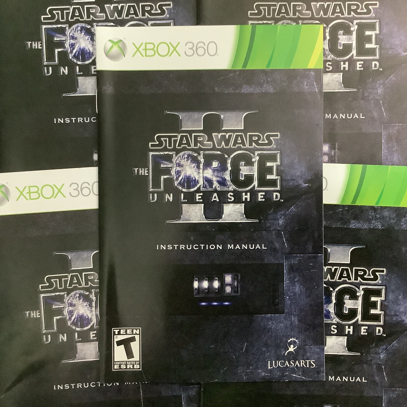 Star Wars The Force Unleashed II Microsoft Xbox 360 Instruction Manual Only
