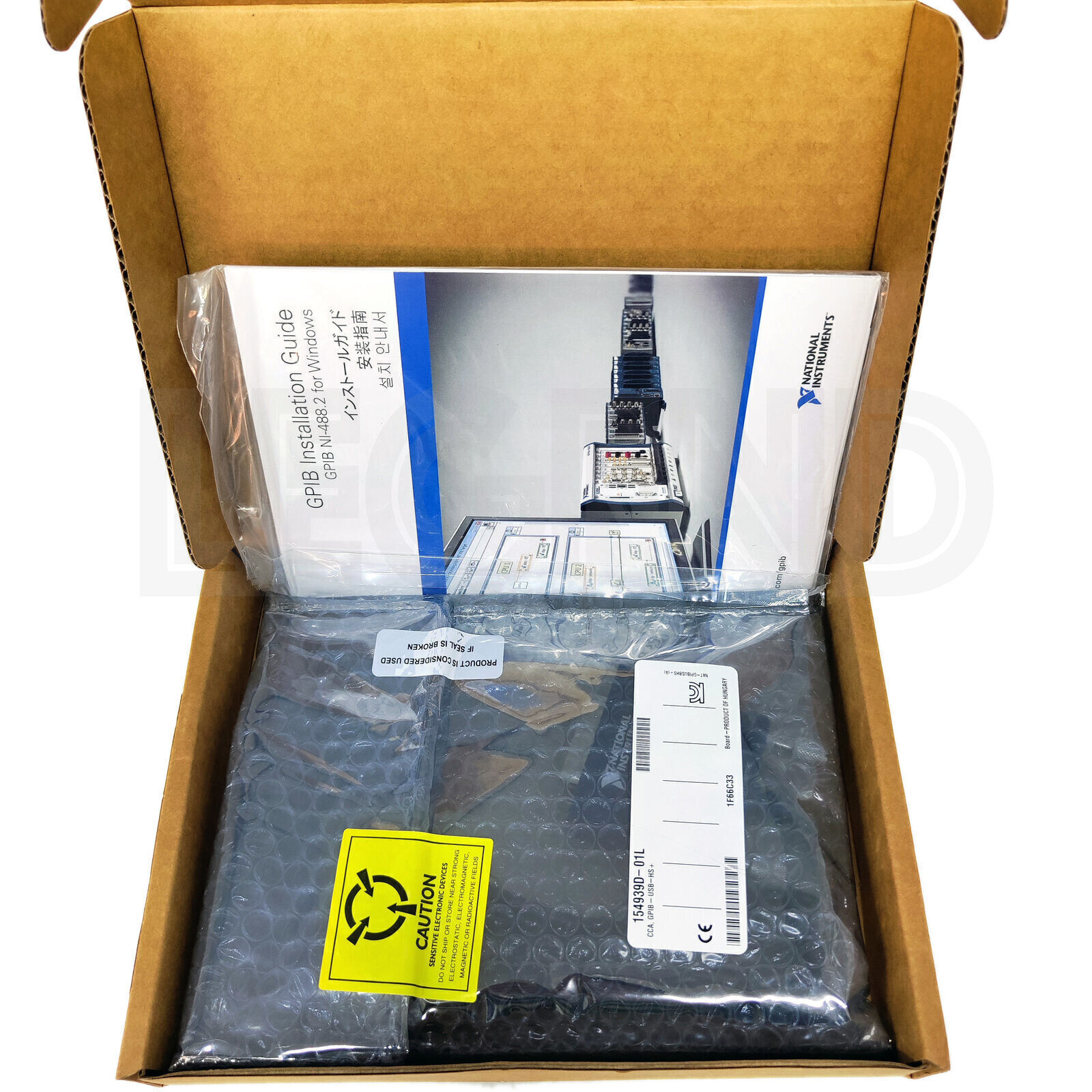 New GPIB-USB-HS+ National Instruments IEEE 488 Controller Analyzer 783368-01