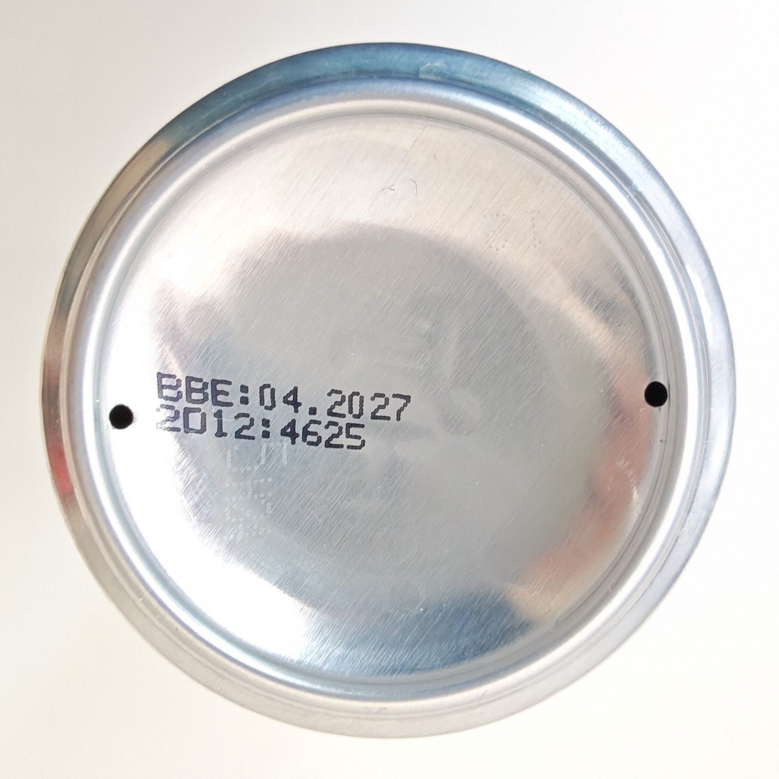 Empty PAC-MAN Candy Can: Sparkling Orange Candy; 330 ml - BOTTOM - Version A
