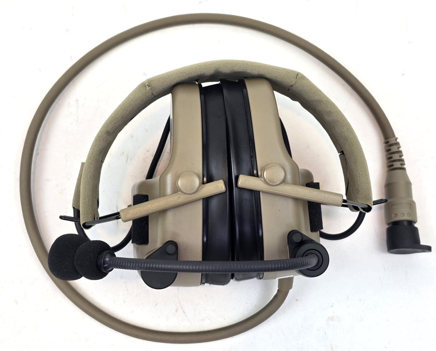 FalCom OTE2000 Over The Ear Headset Tan New In Box