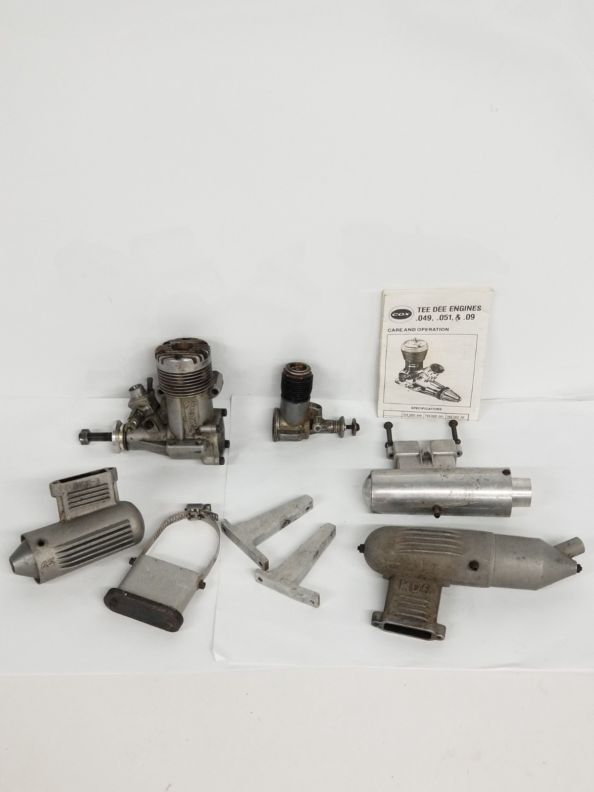 OS Max FP 40 Nitro RC Airplanr Engine And Parts Lot