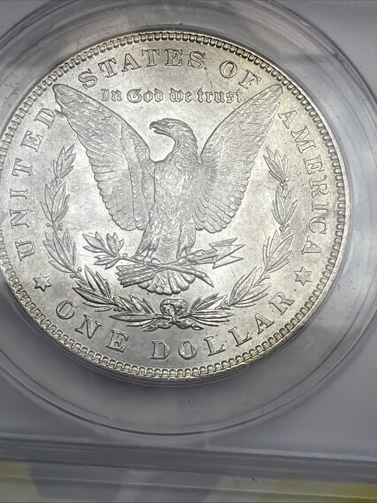 1884 Morgan Silver Dollar ANACS MS63 90% Silver