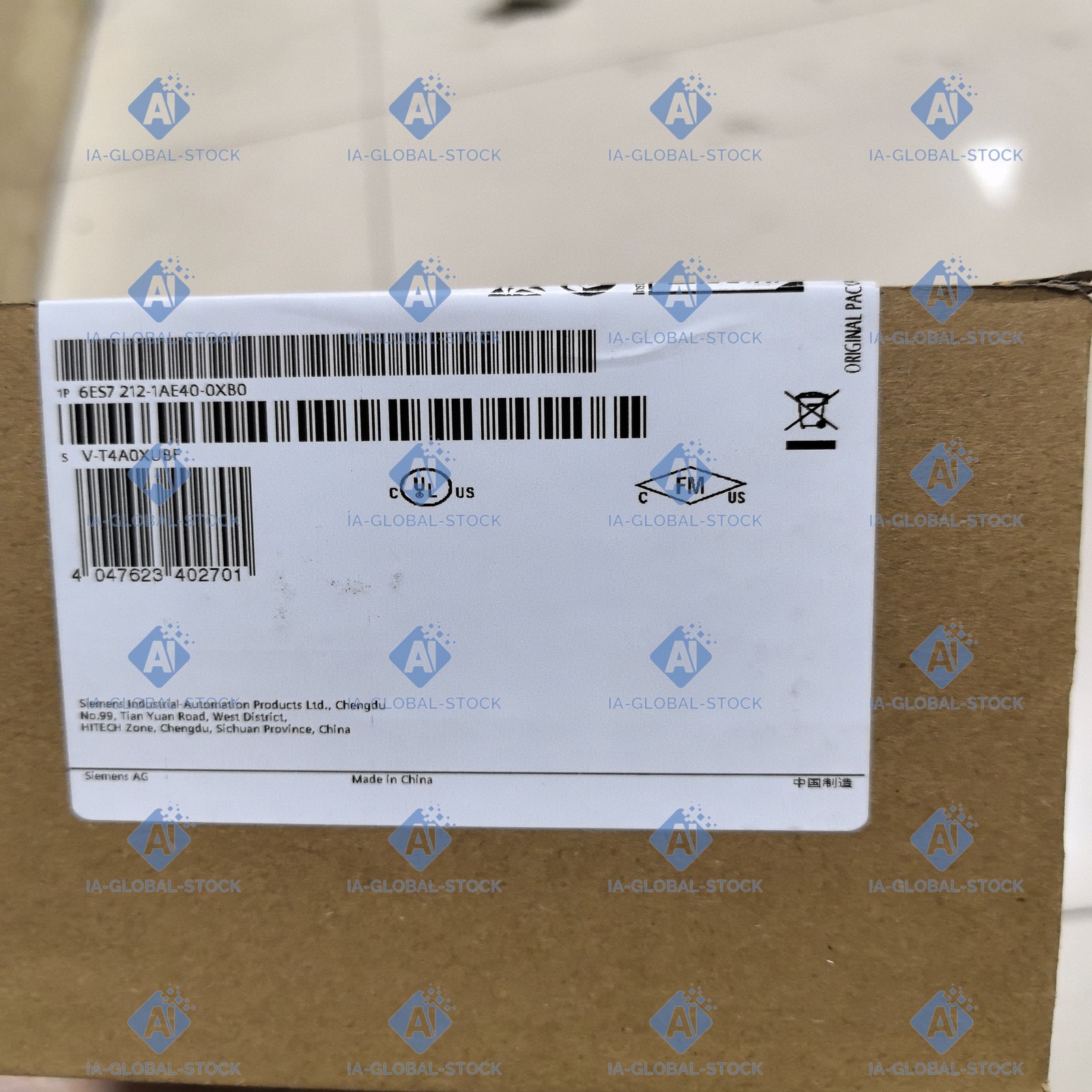 One Unit Brand New 6ES7212-1AE40-0XB0 Siemens US Fee Shipping + 1 Year Warranty