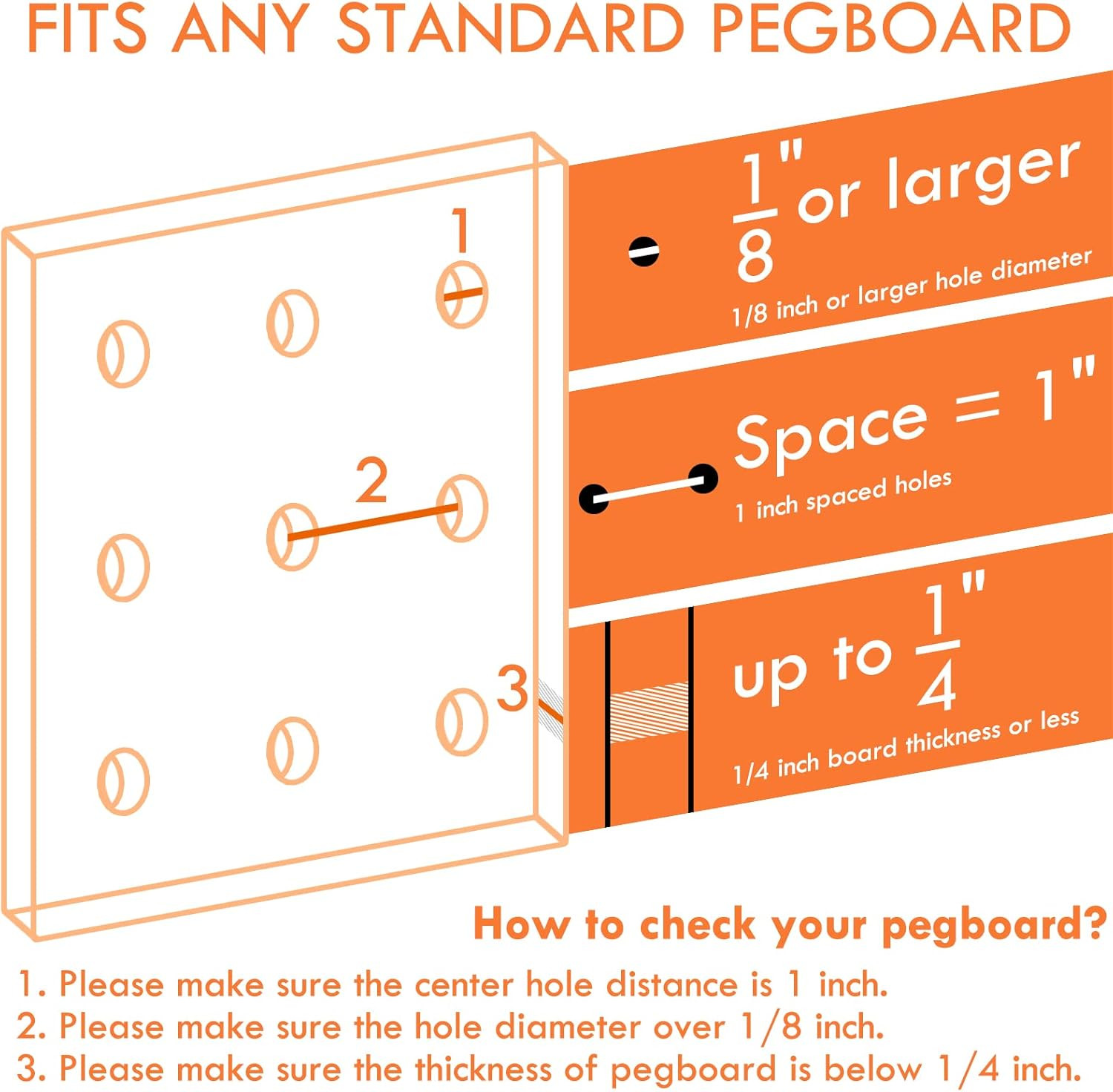 12 Pack Pegboard Bins Pegboard Cups with Hooks & Loops, Peg Board Hooks Assortme