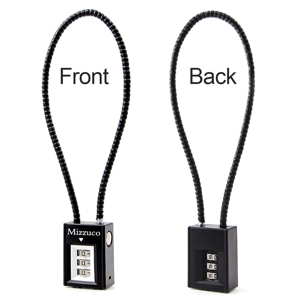 Trigger Lock 3 Digit Combination Lock & Cable Lock Compatible with Many Handg...