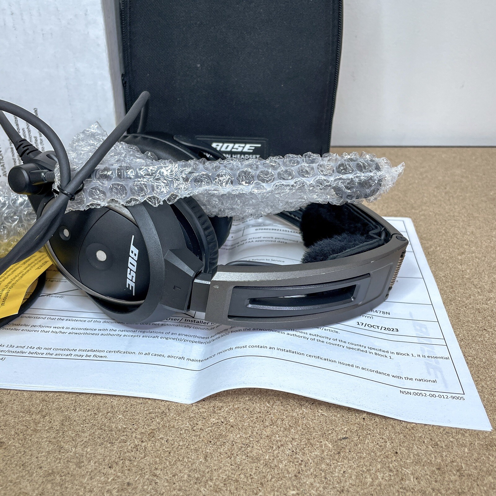 Refurbished Bose A20 ANR Aviation Headset Single Lemo Plug With Bluetooth