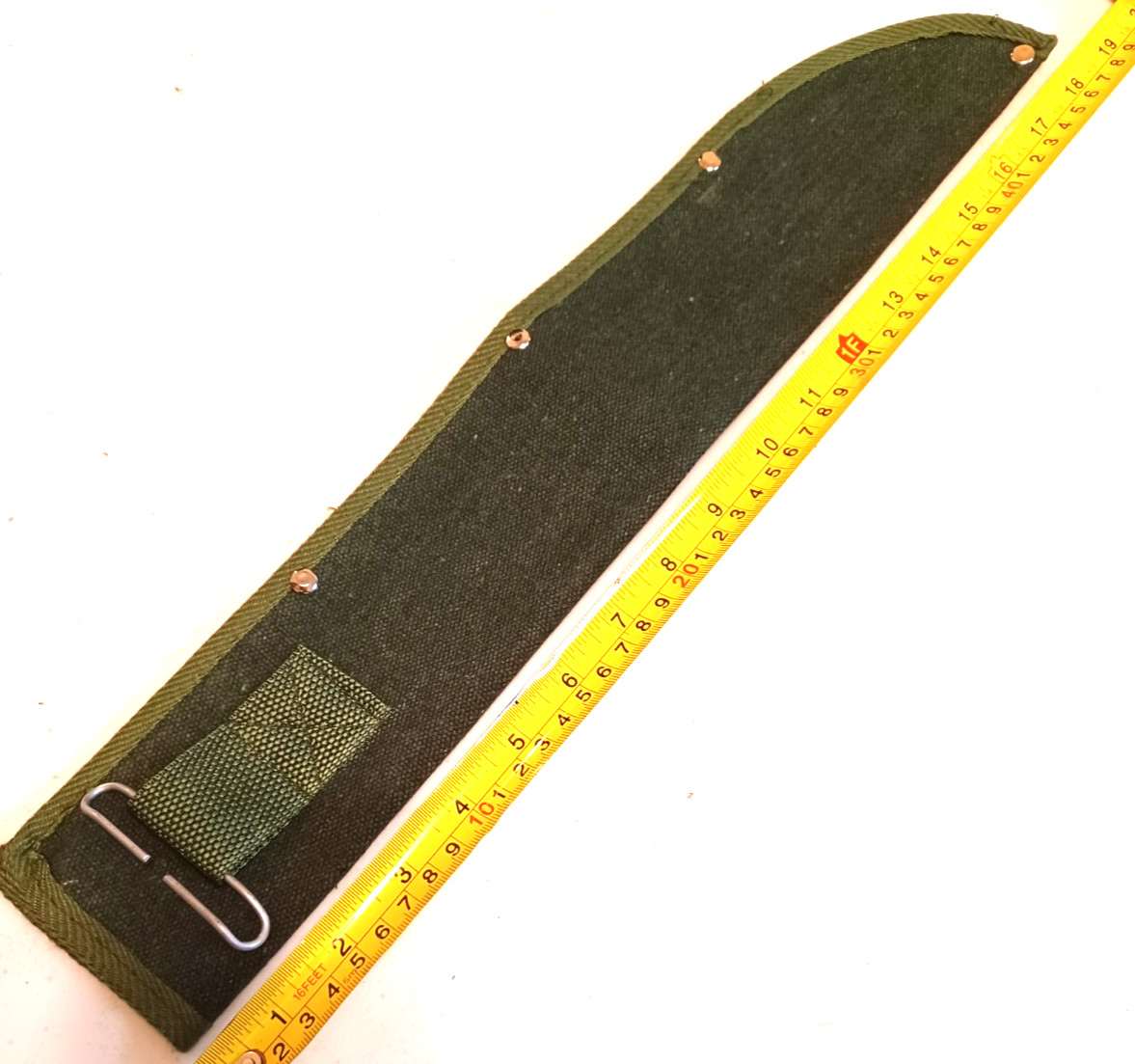 18" MACHETE SHEATH COVER  MACHETE  COVER ONLY WITH BELT HOOK CANVAS NO BOLO