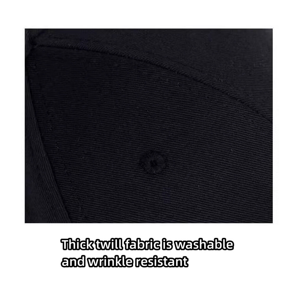 White Fashion Baseball Cap Ball Dad Hat Plain Solid Washed Men Women Adjustable