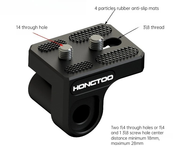 Hongtoo DSLR Vest Rig Bracket Camera Chest Mount Load 2kg w/ shoulder strap