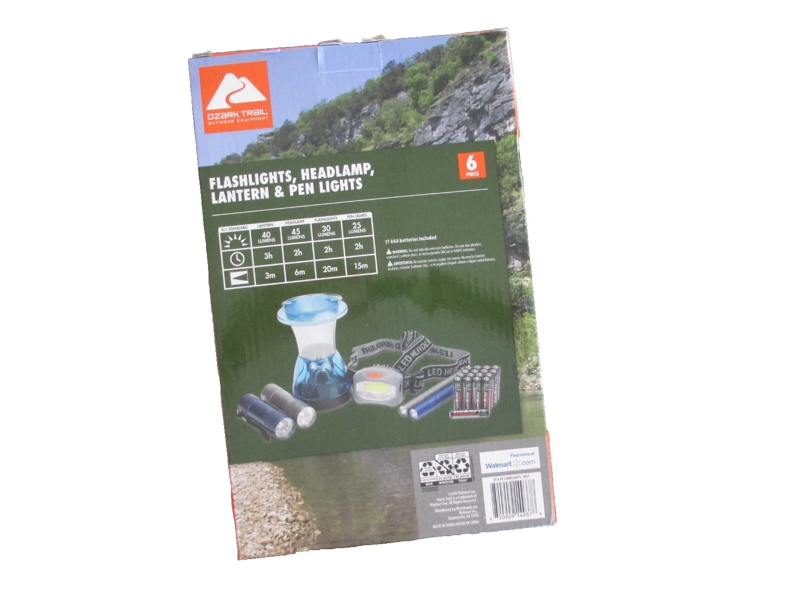Ozark Trail Headlamp,Flashlights,Lantern & Pen Lights