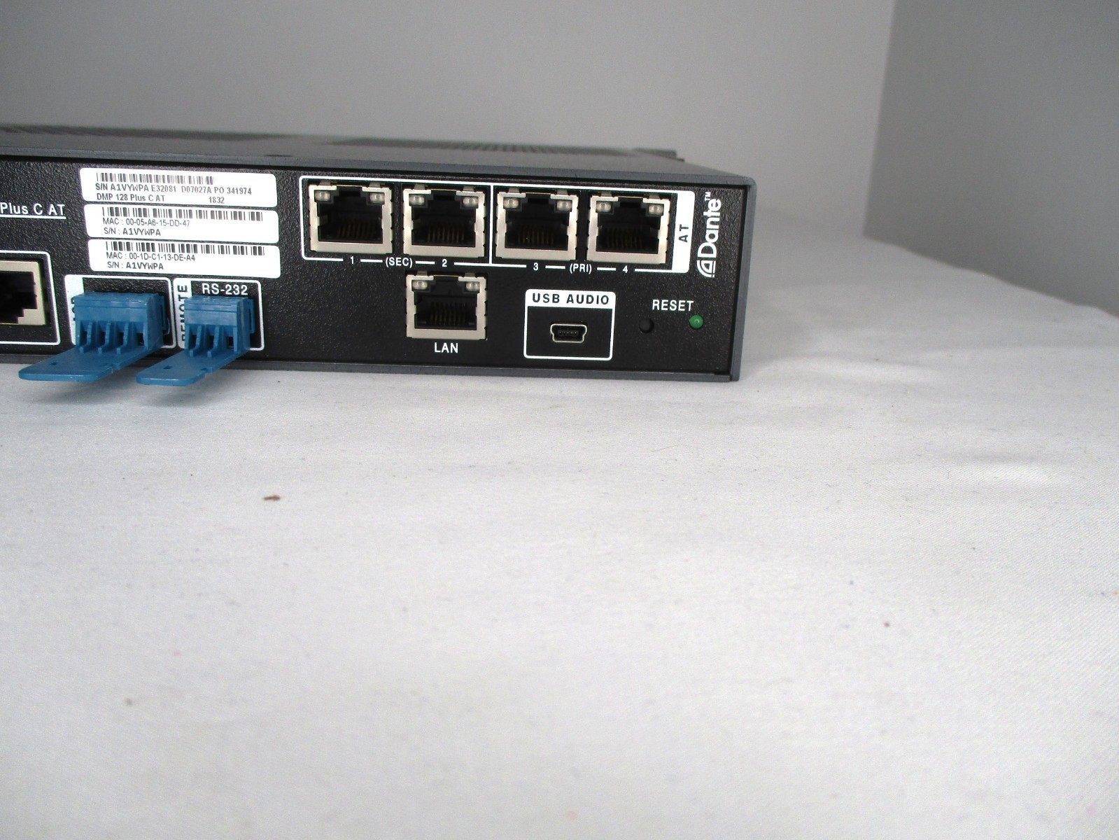 Extron DMP 128 Plus C AT 12×8 Digital Matrix Processor 60-1512-10