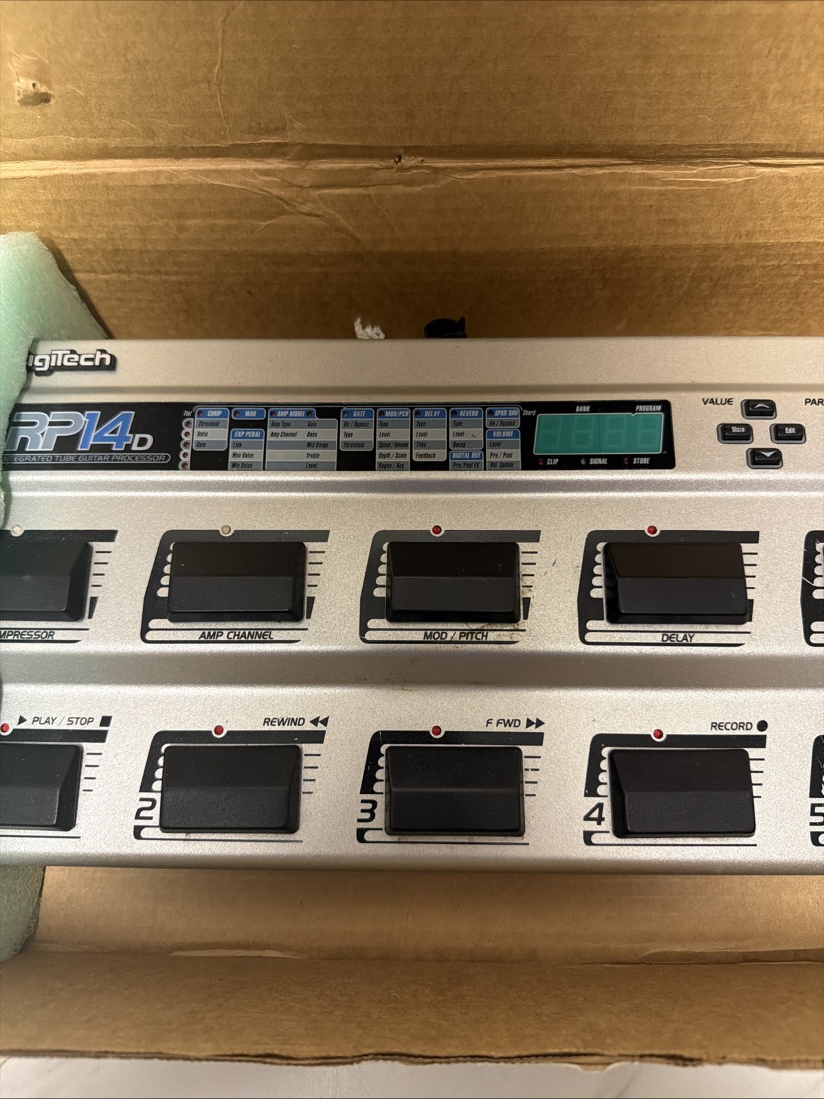 DigiTech RP14D Integrated Tube Guitar Processor