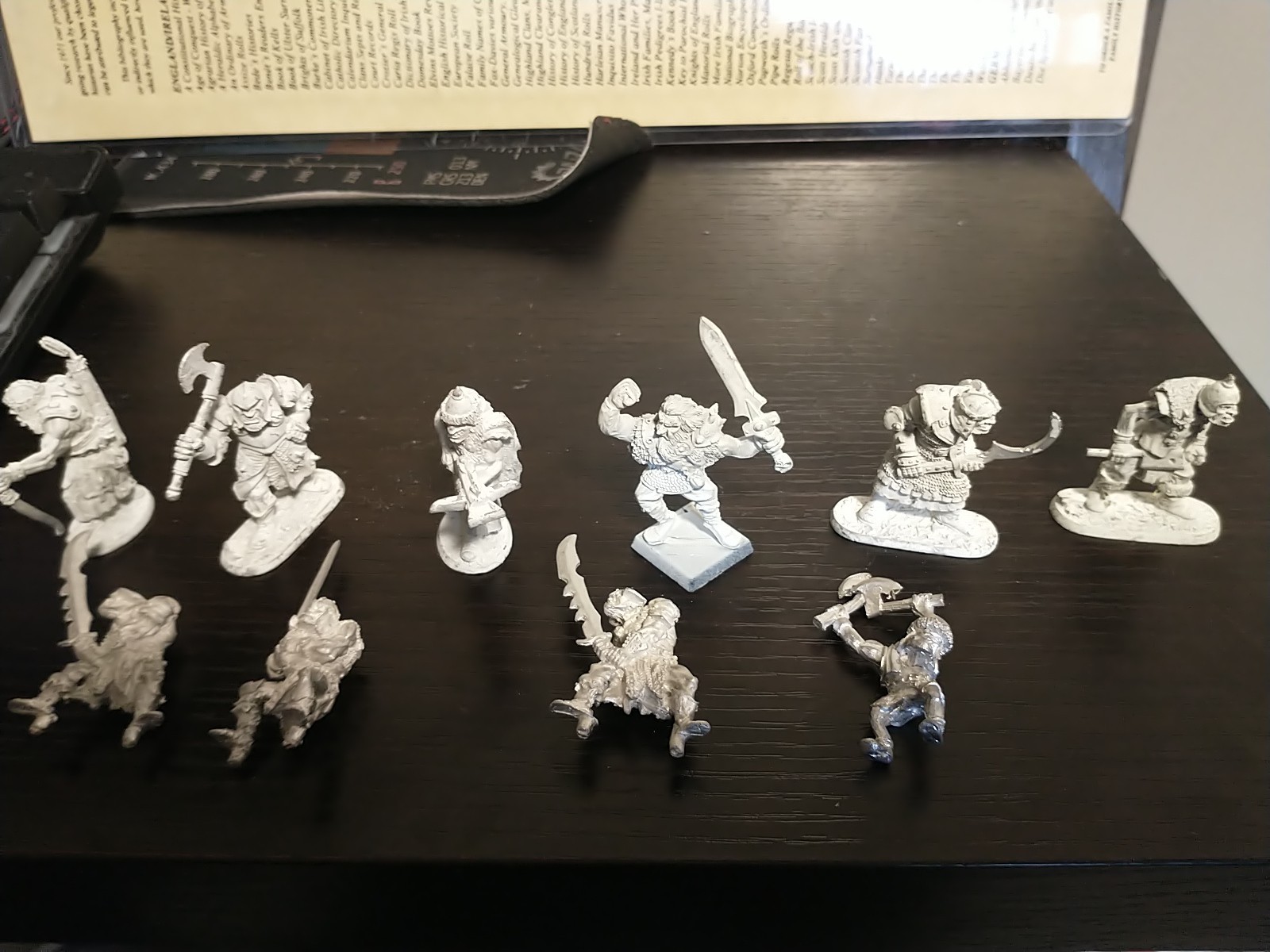 Wargame D&D Ogres Or Large Orcs Uruk Hai Heavy Infantry Well Armed And Armored