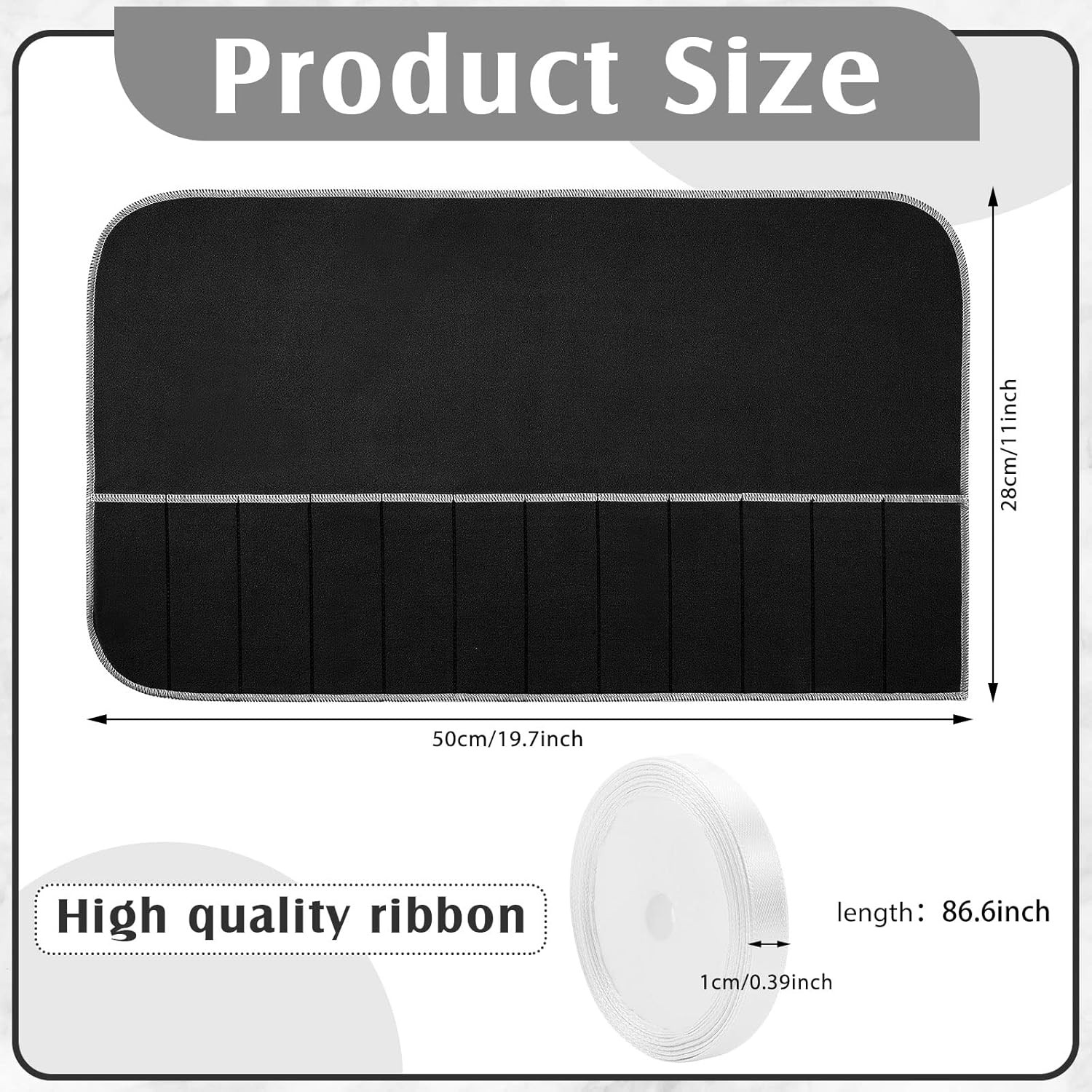 6 Pcs Anti Tarnish Silver Storage Bags Cloth Felt Flatware...