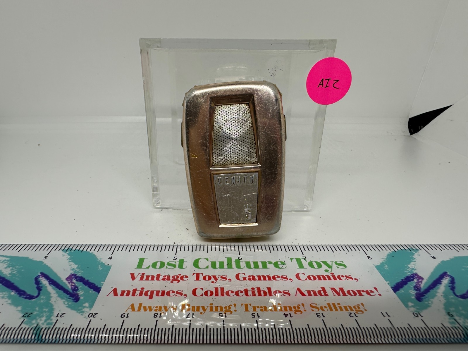 Vintage 1950s Zenith Hearing Aid Model Super Extended Range Device LotAI2
