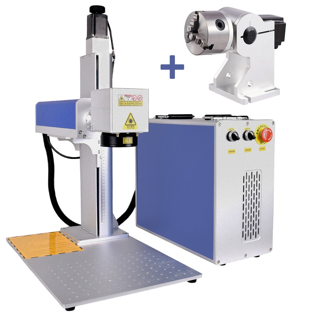 Scotle 2.5D JPT Mopa M7 Fiber Laser Marking Machine Metal Deep Relief Engraver
