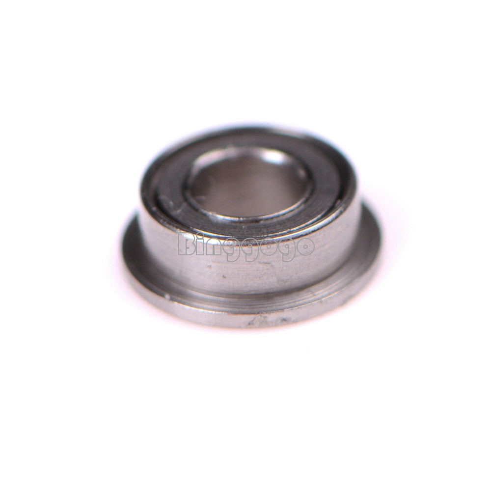 10pcs MF63zz 3mmX6mmX2.5mm Mini Metal Double Shielded Flanged Ball Bearings