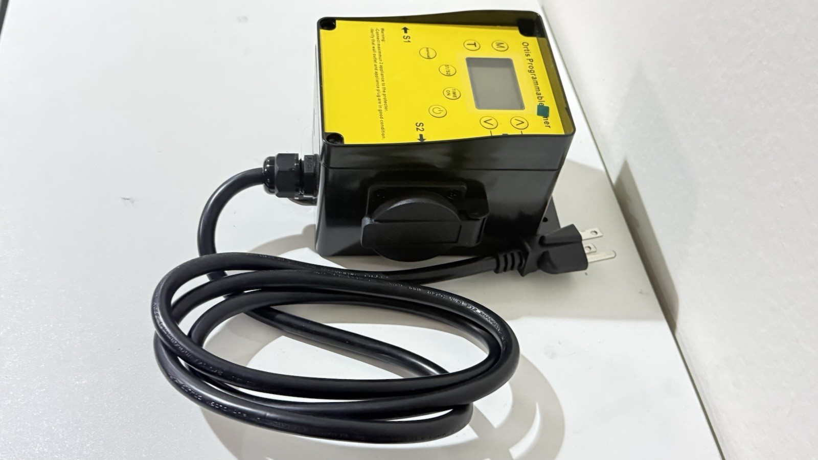 Ortis Above Ground Smart Pool Timer Switch Timer. Dual Waterproof Outlets