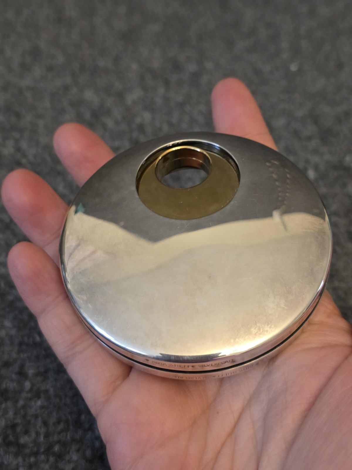 Vtg Kirk Stieff Silver Plated Empty Spray Perfume Atomizer