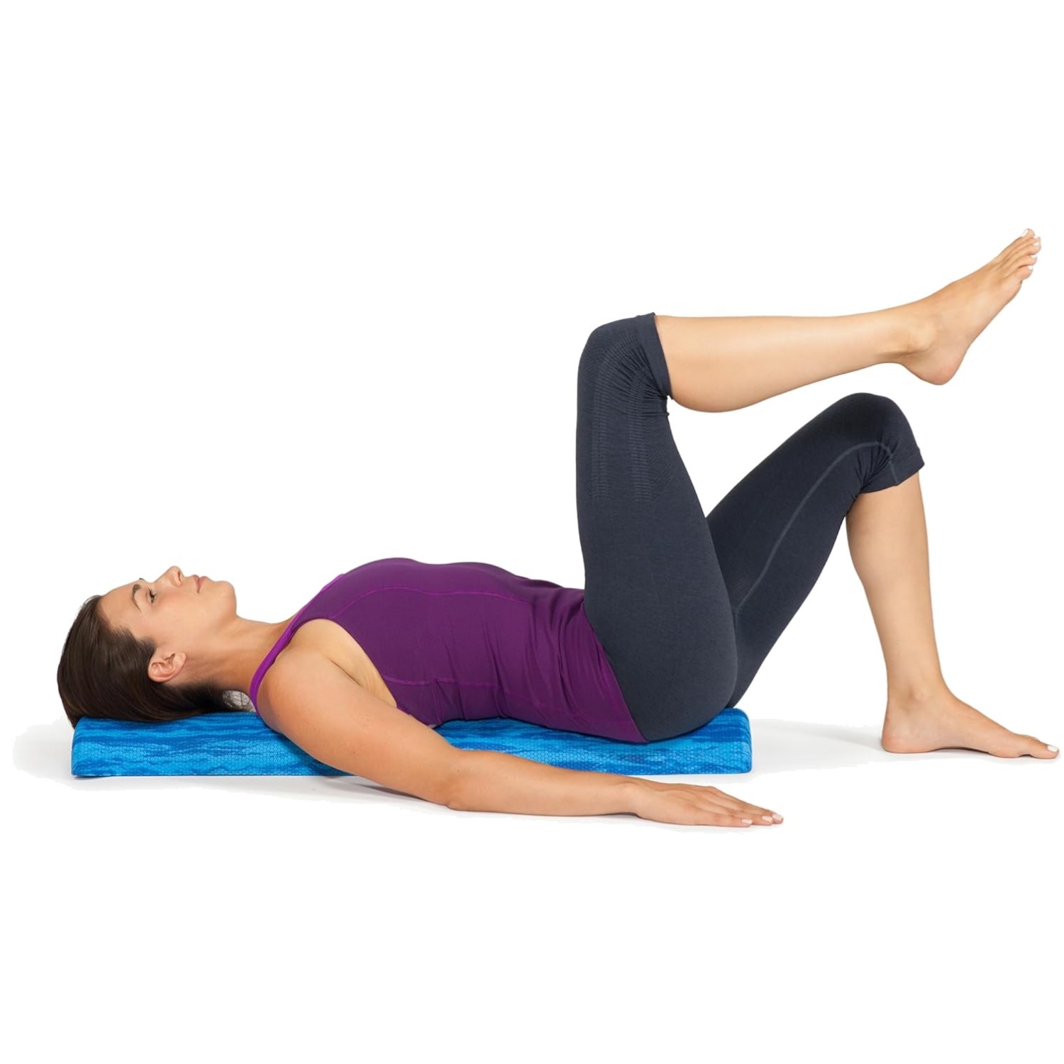 Pro-Roller Soft Foam Roller - Blue 36" for Pilates & Yoga