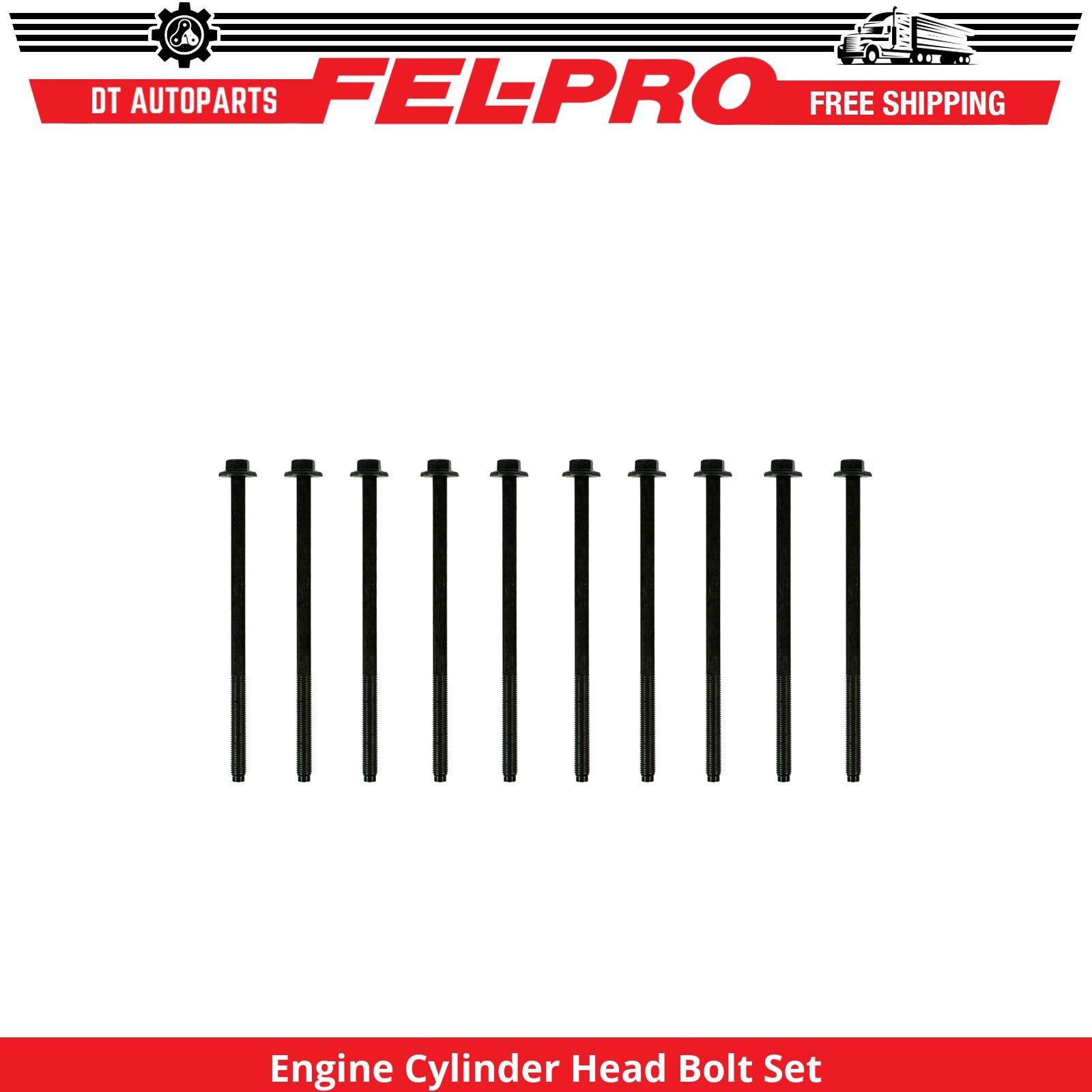 For 1997-1998 Ford E-350 Econoline 5.4L V8 Engine Cylinder Head Bolt Set Fel-Pro