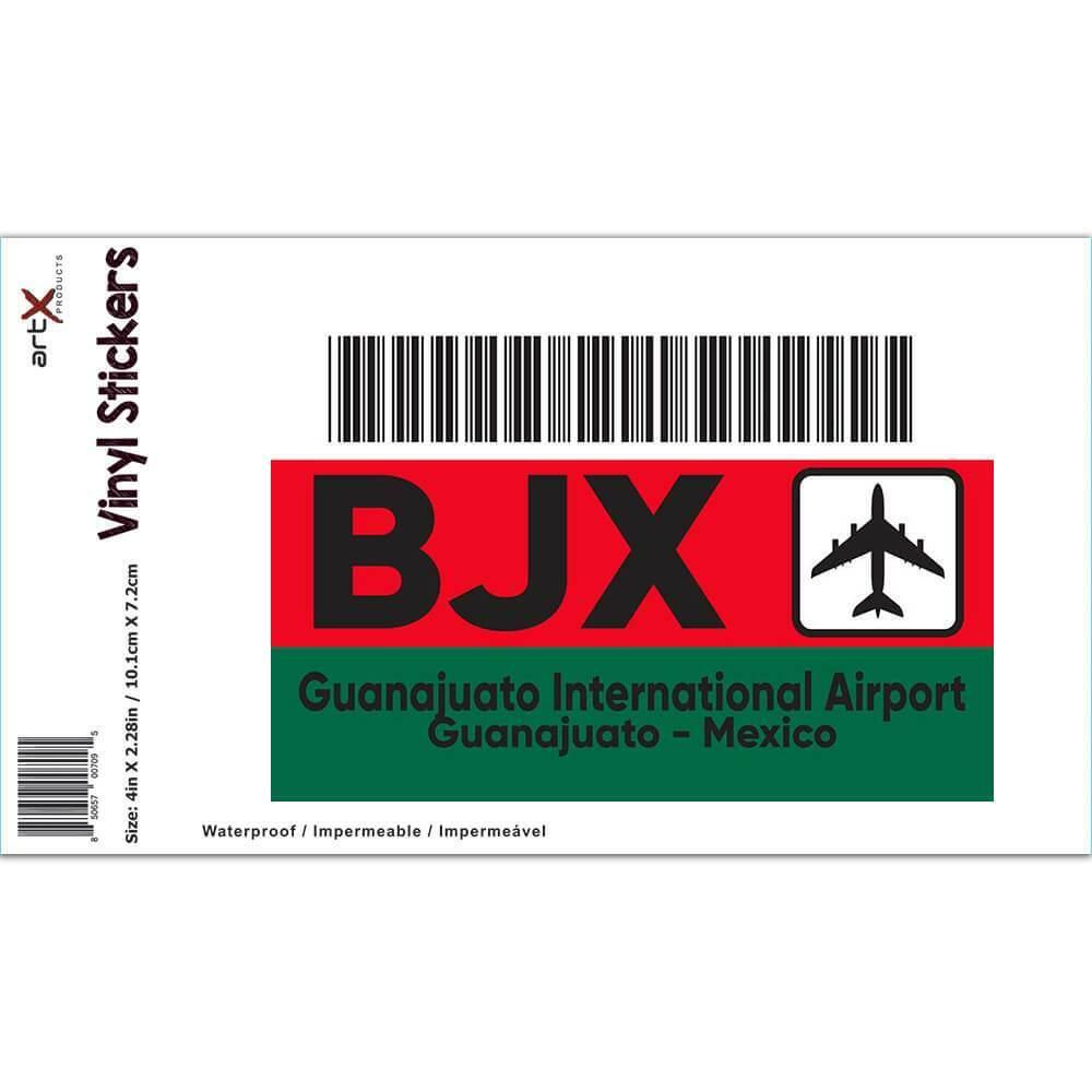 Gift Sticker : Mexico Guanajuato Airport BJX Travel Airline Pilot AIRPORT