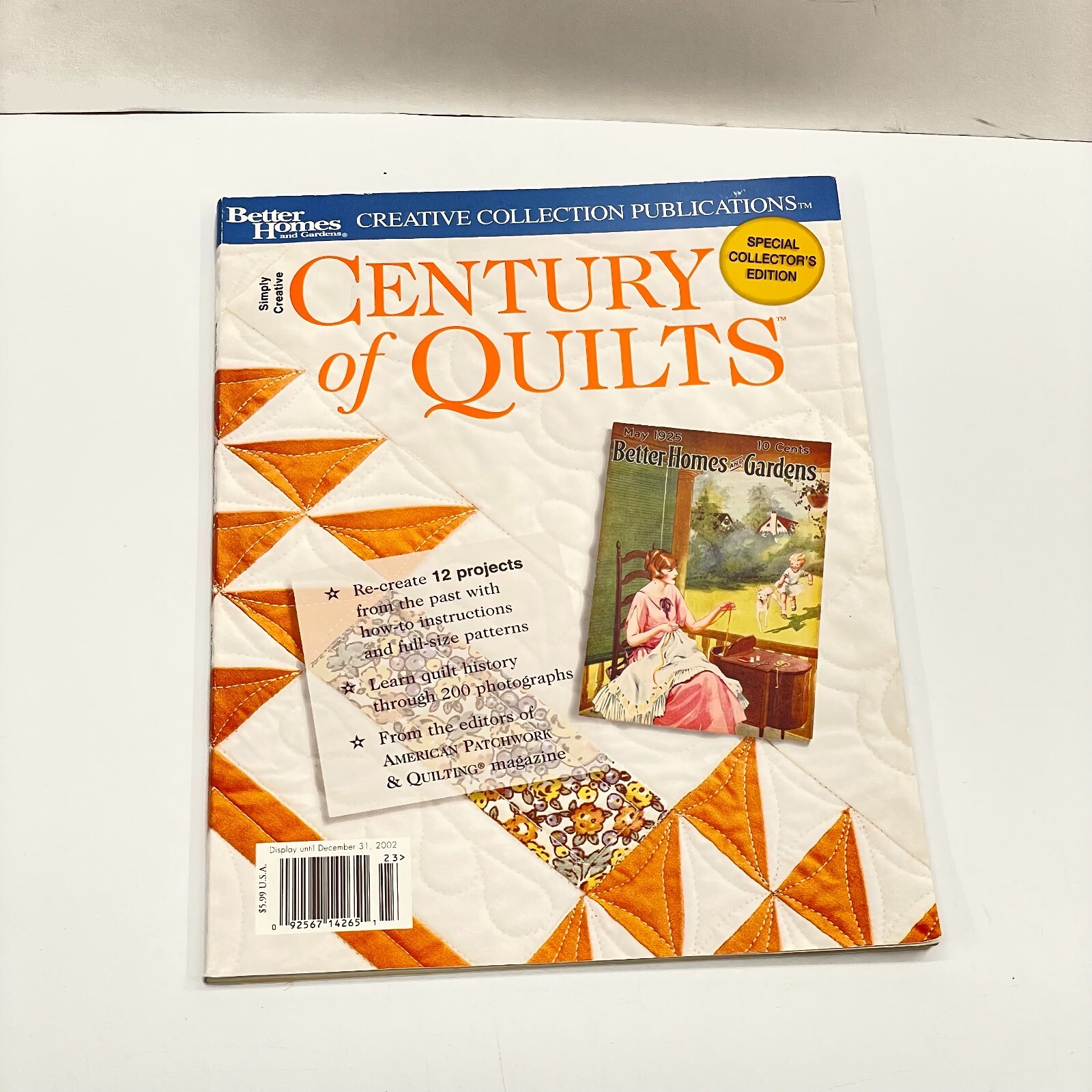 Century of Quilts by Better Homes in Garden Quilting Magazine 1902-2002