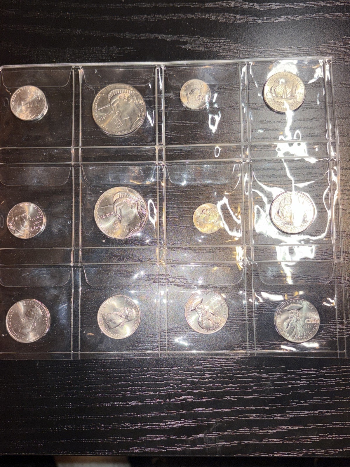 2026 P & D , 6 sets  of Duel DATED Coins, 12 BU Coins New Quarter!