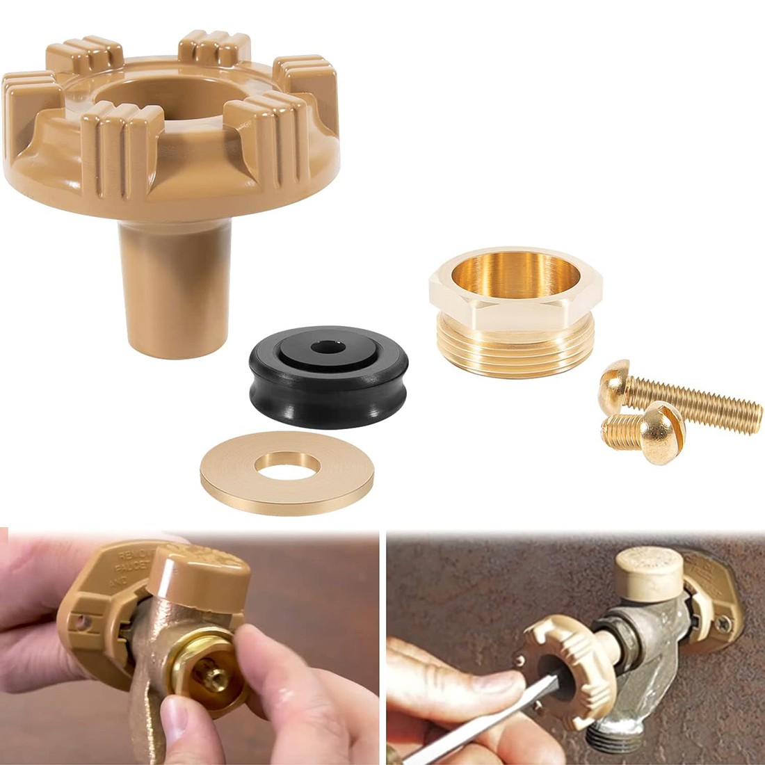 for Woodford Repair Kit RK-14MH Model 14 Model 18 Outside Faucet Metal Handle