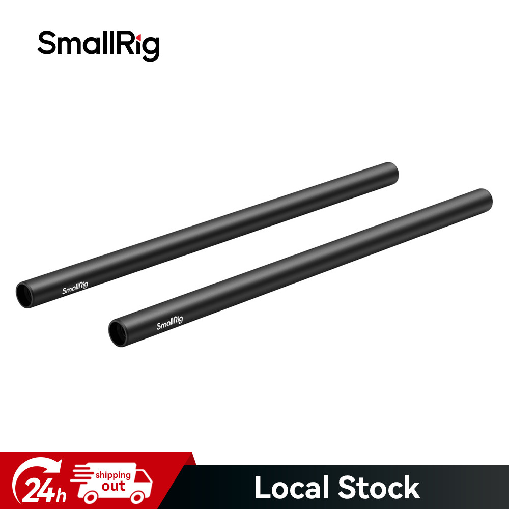 SmallRig 12 Inches (30 cm) Aluminum Alloy 15mm Rod with M12 Female Thread