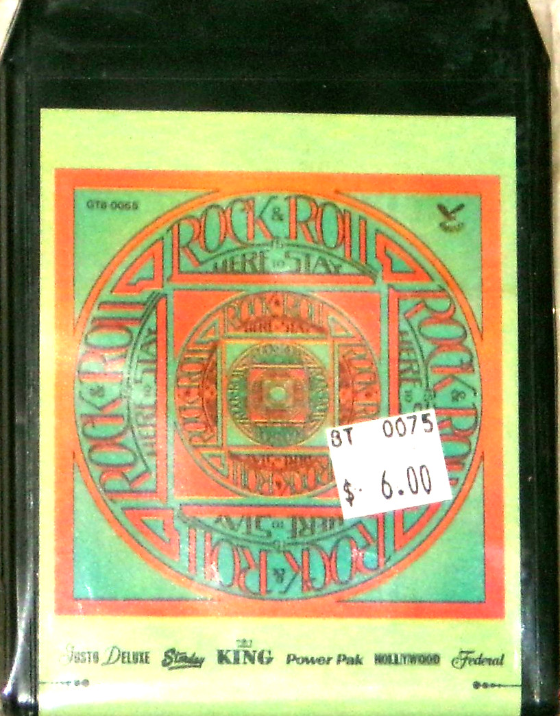 Rock & Roll Is Here To Stay, Various, 8-Track, 1980, Gusto GT8-0065, EX